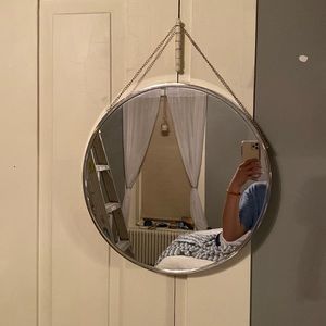Hanging Circle Mirror